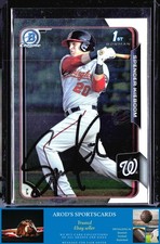 2015 Bowman Chrome *Spencer Kieboom **Card #BCP217** AUTO (RC)