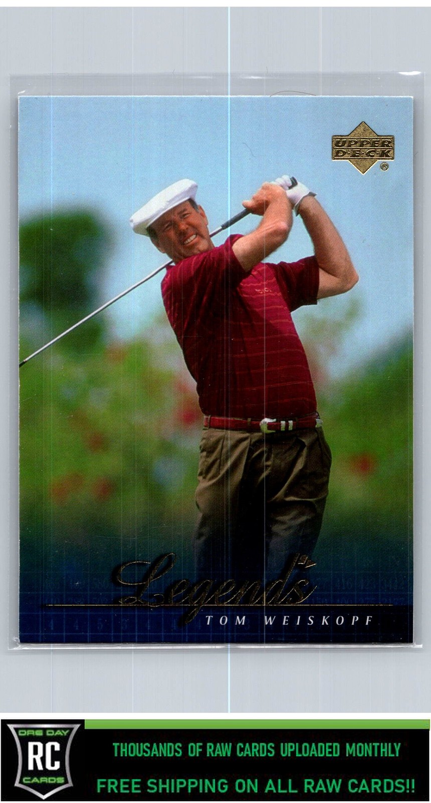 2001 Upper Deck Tom Weiskopf #68