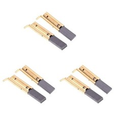 6 PC Replacement L94MF7 Carbon Brush Inserts for Welling Washing Machine Motor