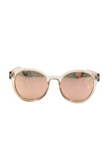 Le Specs Womens Paramount Oval Lens Sunglasses Beige