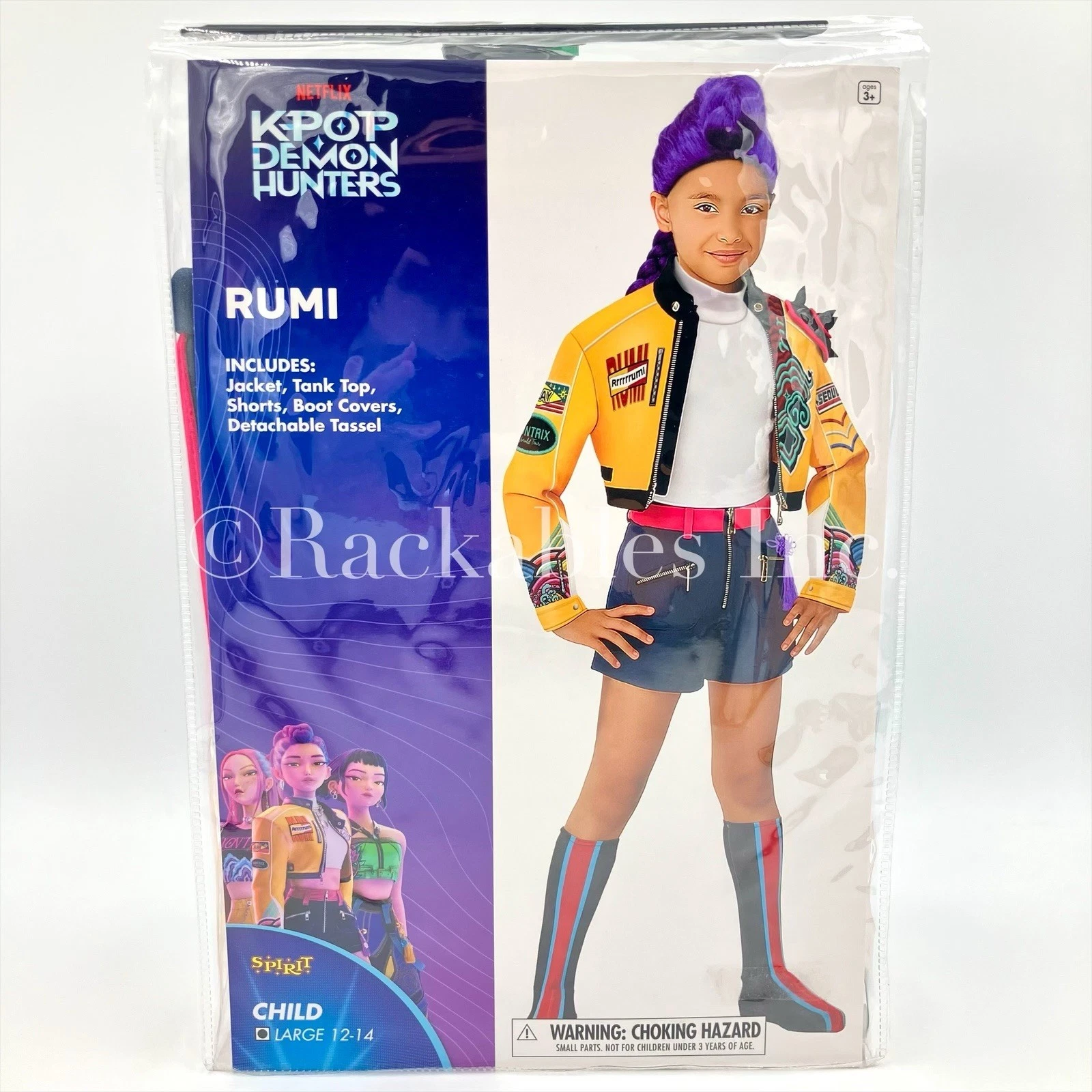 [05017934] Spirit Halloween KPop Demon Hunters Kids Rumi Costume Sizes Vary