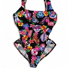 Harbour Casuals MLB Sz 12 8 Major League Baseball One Piece Bathing Suit VTG