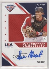 2020 USA Baseball Stars & Stripes Silhouettes Signatures /199 Sam Hunt Auto rj1