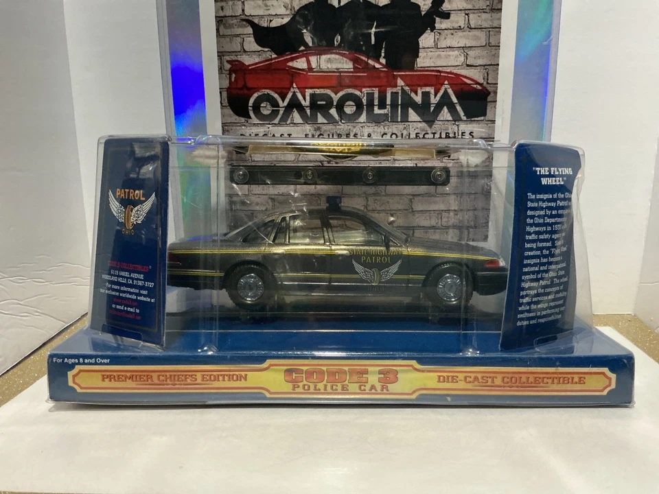 CODE 3 - OHIO HIGHWAY STATE TROOPER [DENT IN PLASTIC BOX] - Image 3 of 4