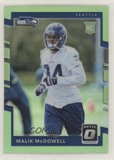 2017 Donruss Optic Rookies Lime Green Prizm Malik McDowell #139 0a2