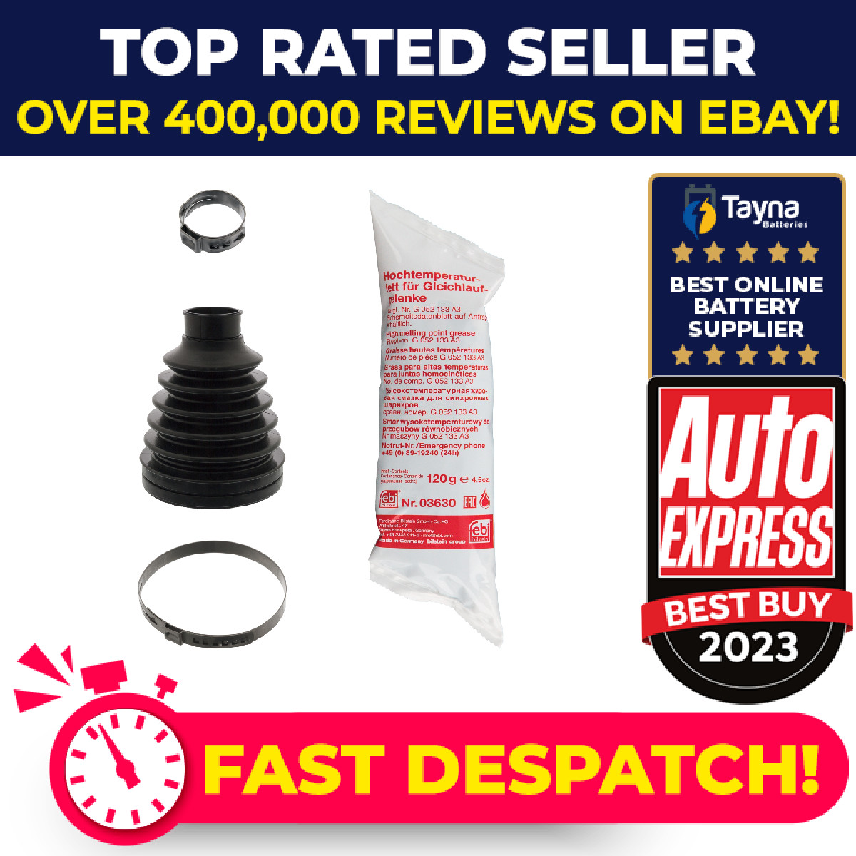 CV Joint Boot 100440 Febi C.V. Driveshaft Gaiter 7701209469 Quality Guaranteed