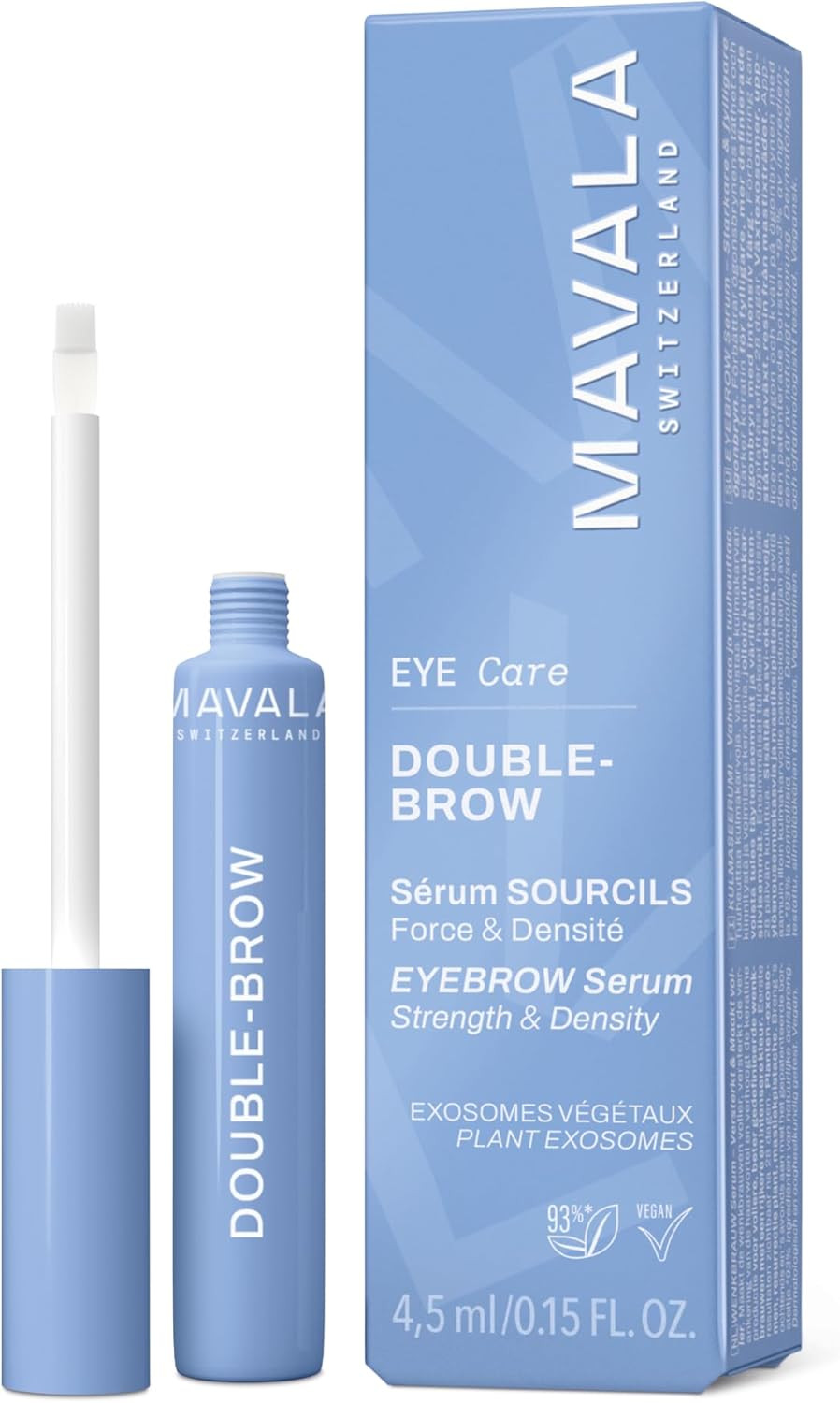 Siero Sopracciglia Vegan Double-Brow: Forza dalla Natura Svizzera