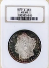 1879 S MORGAN NGC MS65 Looks Undergraded! Gorgeous! Toned! Incredable!