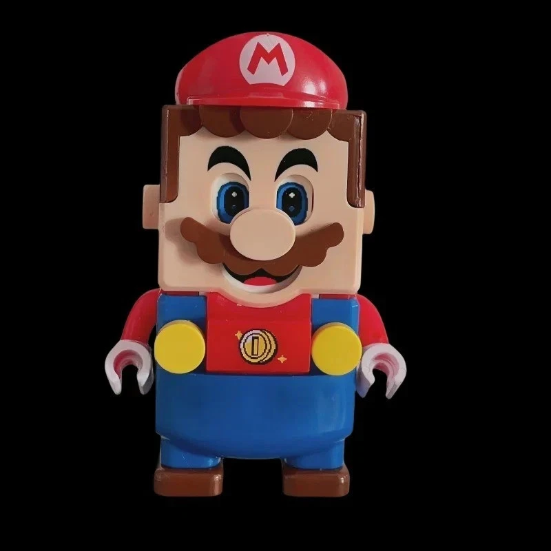 BRANDED Super Mario Bros Blocks Luigi Buliding Blocks Action Toy Figures Assembly Toys M