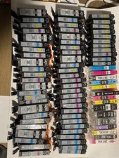 Lot of 77 Empty Canon CLI-280 & CLI-281 Ink Cartridges & 2 HP 67 Black & Color