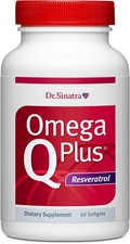 Dr. Sinatra Omega Q plus Resveratrol - Omega-3 Supplement with Coq10 and Resvera