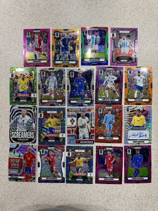 2026 Prizm FIFA World Cup 19 Card Superstar #’d Auto Lot🔥Yamal, Mbappe, Haaland