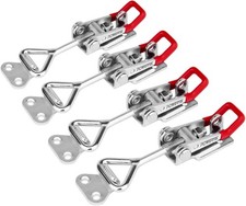 4 Pack HeavyDuty Toggle Latches 400 lbs Holding Capacity Zinc Plated for Cabine