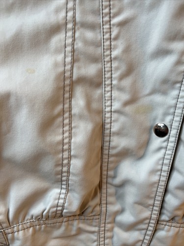 Mulberry Street Womens Large Off White Snap Button Jacket Coat Vintage preowned - Picture 5 of 10