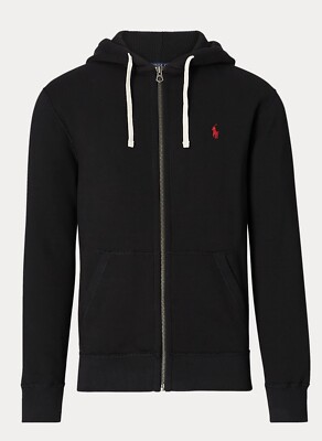 NWT Polo Ralph Lauren Big & Tall BLACK Waffle Lined Full Zip