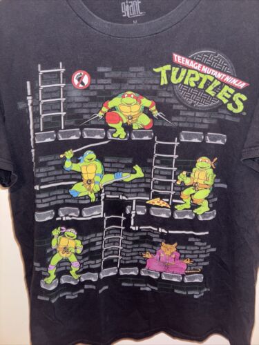 VINTAGE STYLE 2009 TEENAGE MUTANT NINJA TURTLES GIANT TEE Adult Size M - Picture 2 of 5