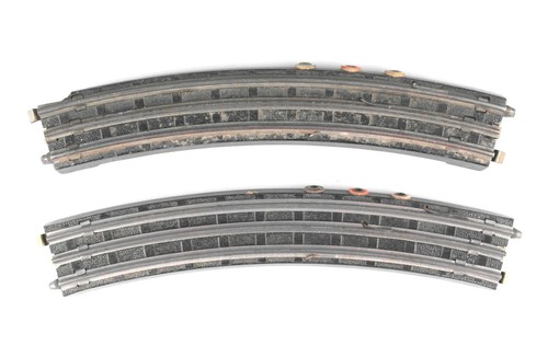 TRIX EXPRESS 1355 Spur H0 gebogene Anschlussgleise R1, 30°, 2 Stück, Bakelit | Zustand: Gebraucht