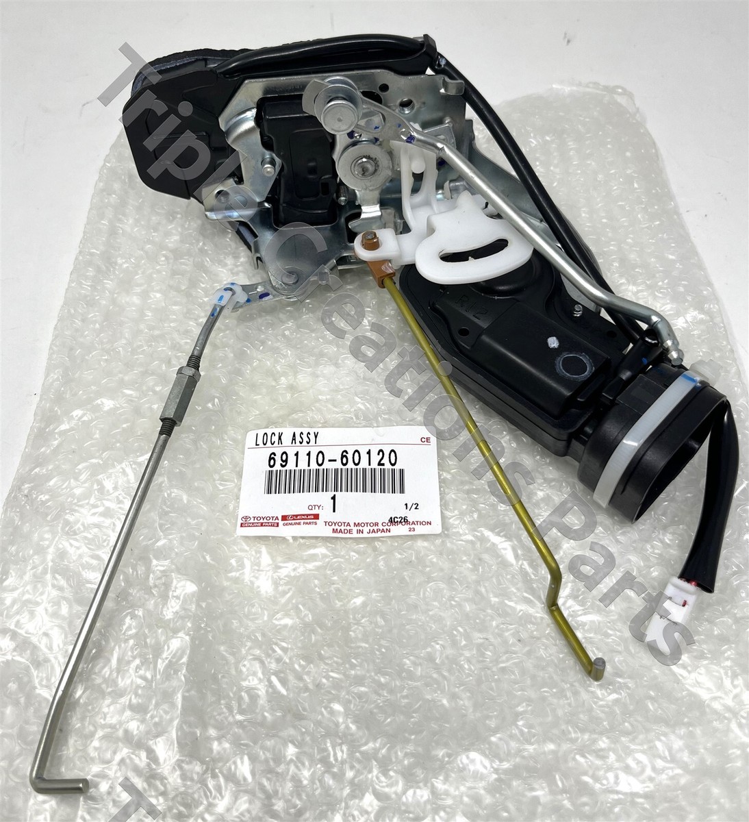 Genuine Toyota 69110-60120 Lock Assy Back Door 6911060120 OEM | eBay