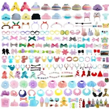 LPS Random 35pcs Accessories Collar Bowl Clothes Suit Scarf Hat Drinks Decorate