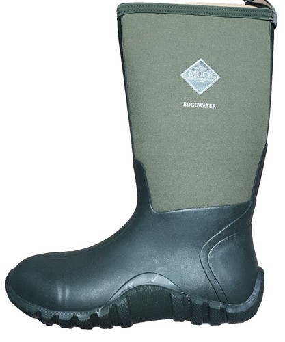 $300 GANNI RECYCLED RUBBER COUNTRY BOOT CHUNKY STACKED GREEN 35 (2