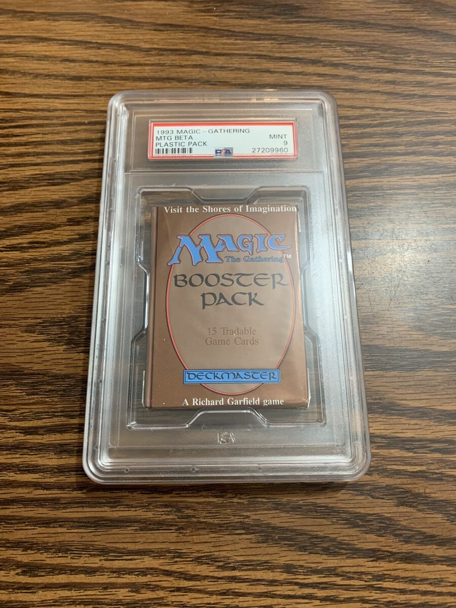 Mtg Beta Booster Pack PSA Grade 9 Factory Sealed Magic The Mtg Beta Booster Pack PSA Grade 9 Factory Sealed Magic The