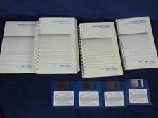 Vintage Microsoft Works DOS With Floppies and Manuals