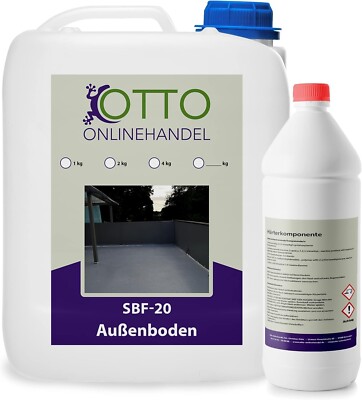   SBF-20 2K Epoxidharz Bodenbeschichtung Außen Balkon Terrasse Lack Farbe
