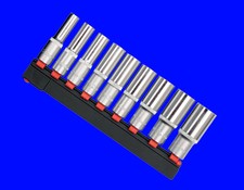 9 x Lange 3/8" PROFI Stecknuss Steckschlüssel 8mm-19mm