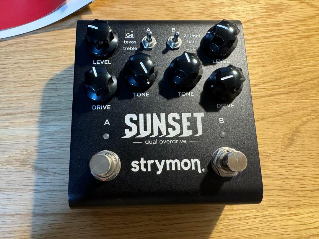 Strymon Sunset Dual OD Electric Guitar Pedal Black Tested Strymon Sunset Dual OD Electric Guitar Pedal Black Tested