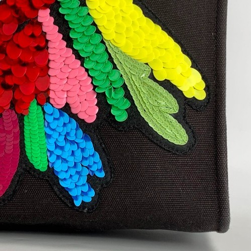 Kate Spade Rio Parrot Kitt Embellished XL North South Tote Bag 2412M - 第 8/15 張圖片