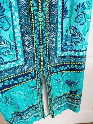 Lilly Pulitzer NWT Ilia Maxi Dress Seabreeze Plant One On You Size 6 | eBay