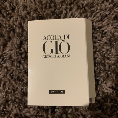 Georgio Armani Acqua Di Gio Absolu Eau De Parfum Natural Sample Spray 0.04 FL Oz