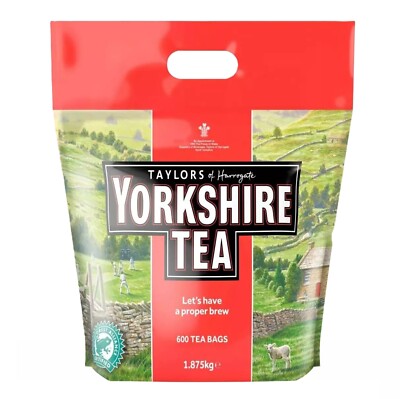 Taylors of Harrogate Yorkshire Tee 600 Teebeutel 1,875 kg Schwarztee erfrischend