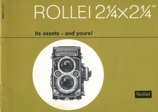 Rollei 2-1/4x2-1/4 Sales Brochure 1963