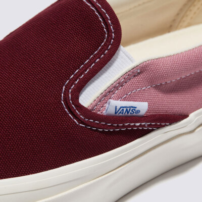 Vans Premium BMX Slip-on Reissue 98 LX Skate Shoes Maroon