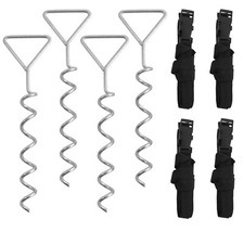 Upper Bounce Trampoline Deep Fastening, Spiraled Anchor Kit