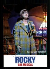 Wietske van Tongeren Rocky Musical Autogrammkarte Original Signiert + 1299