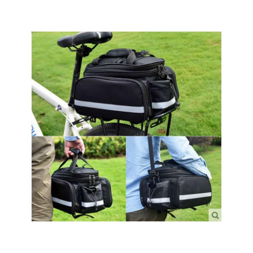 Cycling Bicycle Rear Rack Pannier Bag Waterproof Bike Seat Storage Box