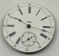 SWISS POCKET WATCH MOVEMENT 15 Jewels Swiss Circa 1860-1880 Runs