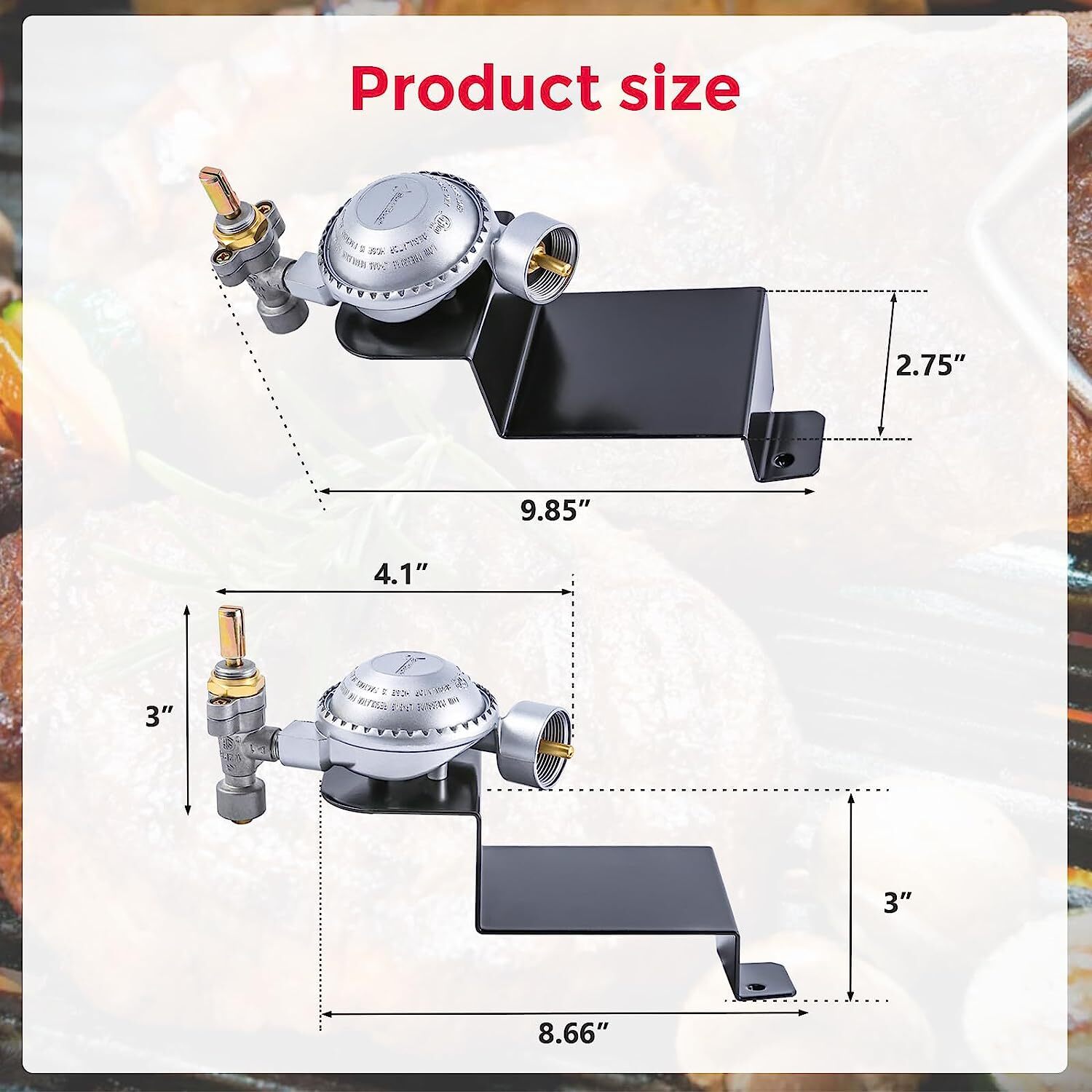 80476 Gas Grill Valve Regulator for er Q200 Q220 Series Gas Grills