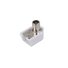 Angle TV Plug Jack Antennas Male Female RF Coaxial Plug Adapter Connector