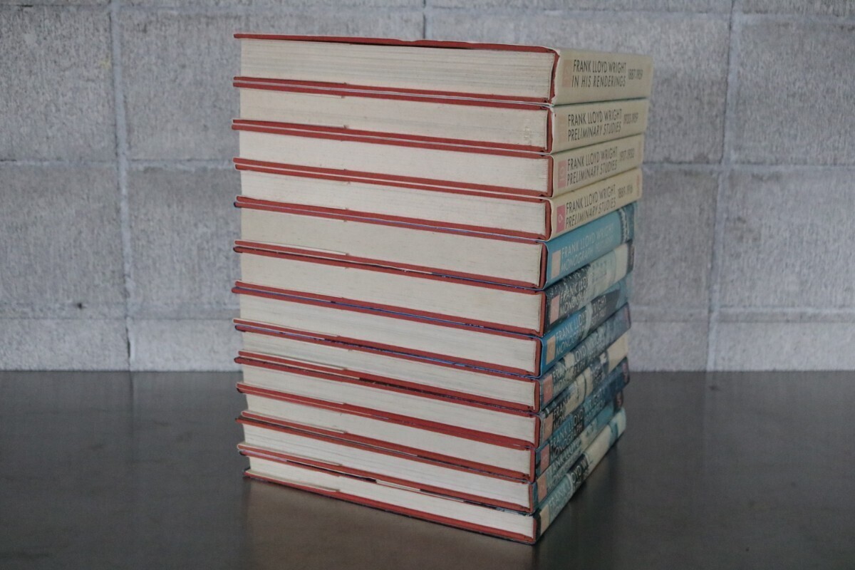 FRANK LLOYD WRIGHT MONOGRAPH 7〜12巻セット Frank Lloyd Wright Monograph Vol 1-12 Complete 12 Books Set