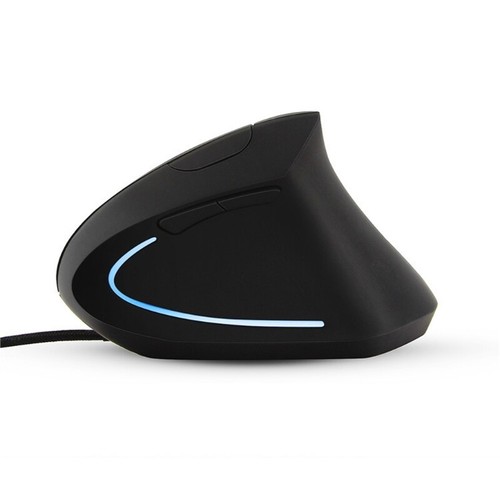 Wired Right Hand Vertical Mouse Ergonomic Gaming Mice 1200 1600 DPI USB Optical - Picture 2 of 8