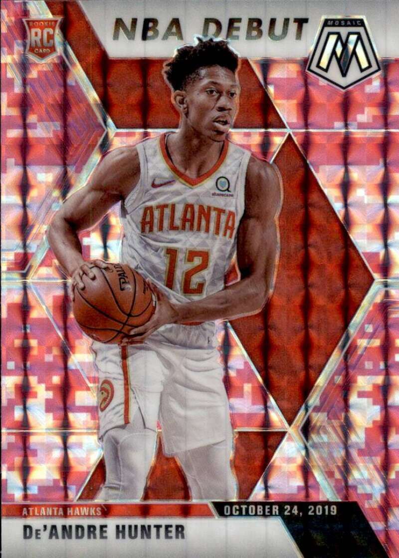 2019-20 Mosaic Pink Camo #266 De'Andre Hunter NM-MT Hawks