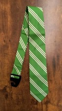 Brooks Brothers Light Green with White Stripes 100 Silk Men's Necktie 57"