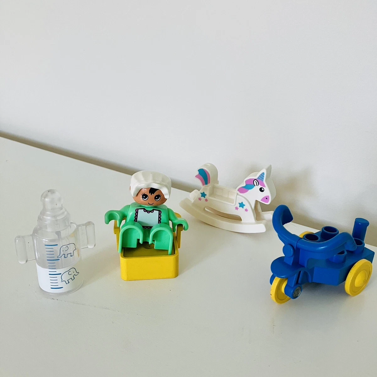 Vintage Lego DUPLO Baby Plus Trike High chair Bottle Rocking