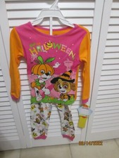 Halloween Paw Patrol Girl's Pajama Set 3T New With Tags