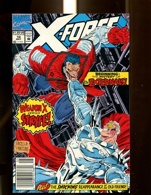 X FORCE 10 (9.6) NEWSSTAND DEADPOOL MARVEL (b005) | eBay
