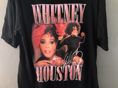 H&M Divided Oversized Whitney Houston Graphic 90's Like T-Shirt