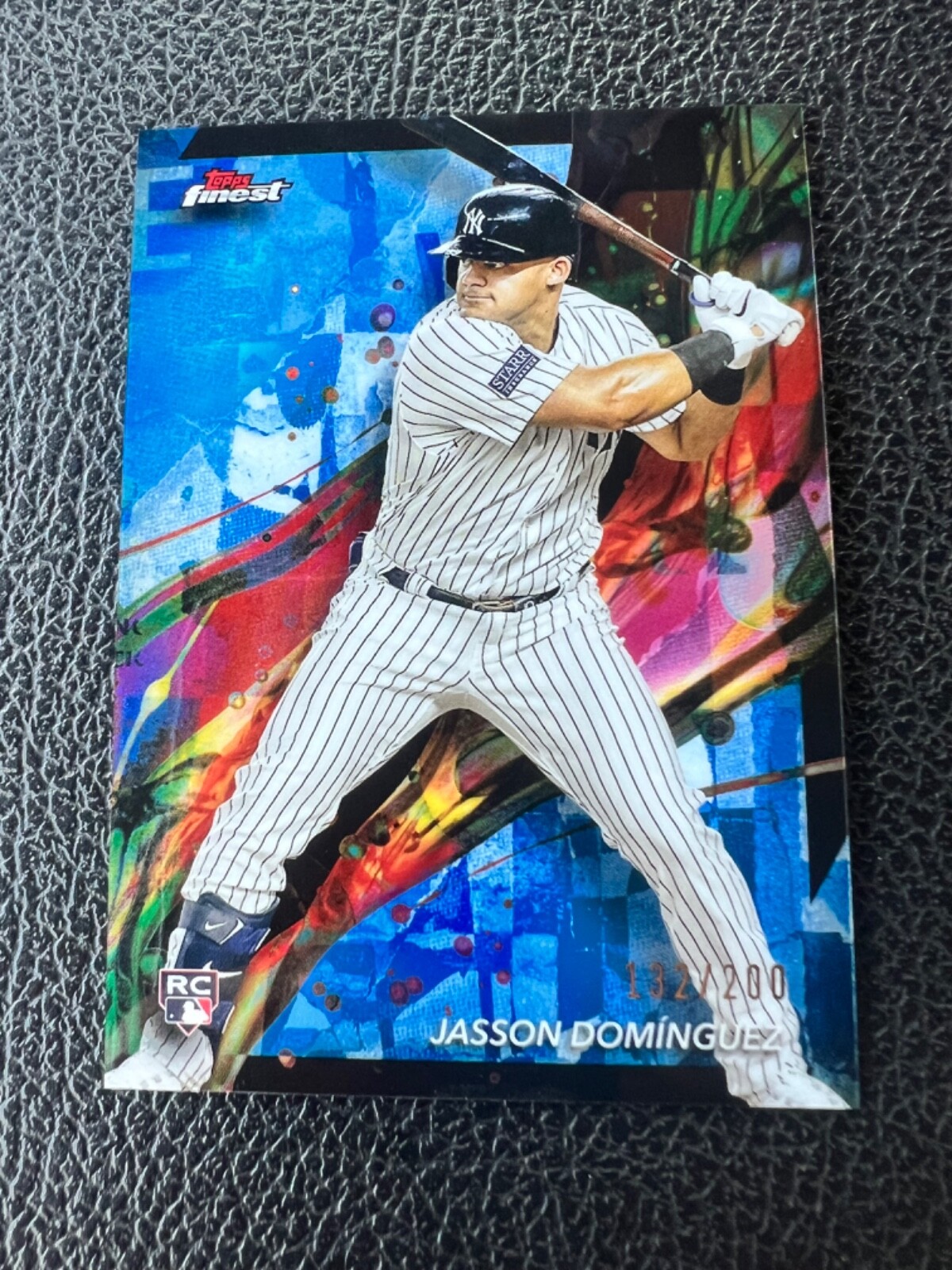 2024 Topps Finest Jasson Dominguez #83 Blue RC /200 Yankees